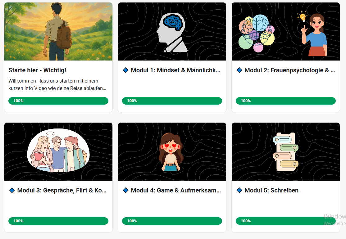 Volle Frauen Masterclass (Alle 5+2 Bonus Module)